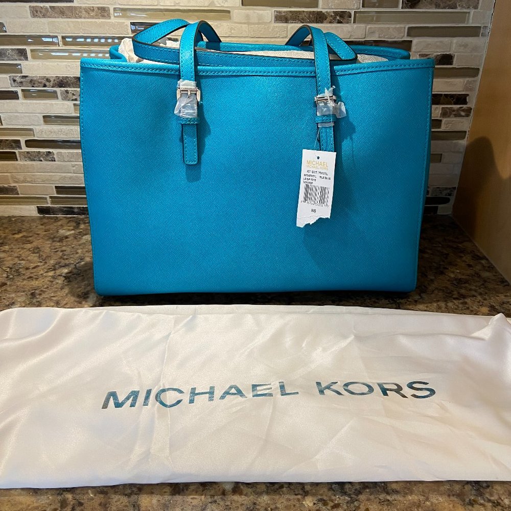 Michael Michael Kors Turquoise Tote NWT